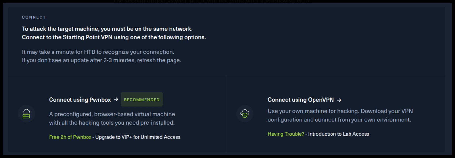 Hack The Box Connect